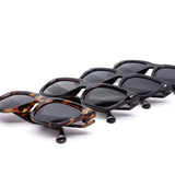 12 Pack: Sophisticated Chunky Block Square Wholesale Sunglasses