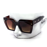 12 Pack: Oversized Luxury Square Frame Wholesale Sunglasses