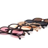 12 Pack: Squarish Oval Thin Minimal Wholesale Sunglasses
