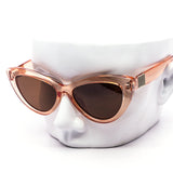 12 Pack: Retro Cat Eye with Metal Accent Wholesale Sunglasses