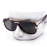 12 Pack: Retro Metal Brow Bar Shield Aviator Wholesale Sunglasses