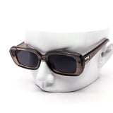 12 Pack: Chunky Squarish Oval Frames Metal Accents Wholesale Sunglasses