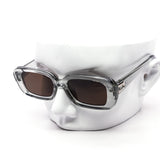 12 Pack: Chunky Squarish Oval Frames Metal Accents Wholesale Sunglasses