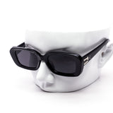 12 Pack: Chunky Squarish Oval Frames Metal Accents Wholesale Sunglasses