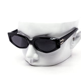 12 Pack: Slim Hexagon Cat Eye Chunky Wholesale Sunglasses