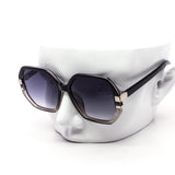 12 Pack: Oversized Hexagon Luxury Gradient Lens Wholesale Sunglasses