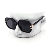 12 Pack: Oversized Hexagon Luxury Gradient Lens Wholesale Sunglasses