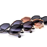 12 Pack: Oversized Hexagon Luxury Gradient Lens Wholesale Sunglasses