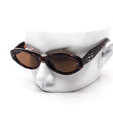 12 Pack: Slim Oval Cat Eye K-Pop Chunky Frames Wholesale Sunglasses