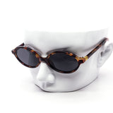 12 Pack: Skinny Oval Frames Metal Accents Wholesale Sunglasses