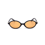 12 Pack: Skinny Oval Frames Metal Accents Wholesale Sunglasses
