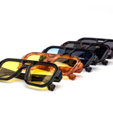 12 Pack: Modern Square Aviator Chunky Wholesale Sunglasses