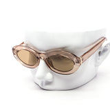 12 Pack: Oval Chunky Frames with Metal Accents Wholesale Sunglasses
