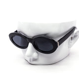 12 Pack: Oval Chunky Frames with Metal Accents Wholesale Sunglasses