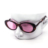 12 Pack: Retro Oval Squiggly Temples Wholesale Sunglasses