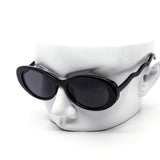 12 Pack: Retro Oval Squiggly Temples Wholesale Sunglasses