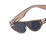 12 Pack: Frozen Heart Chunky Shield Wholesale Sunglasses