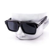 12 Pack: Luxe Chunky Square Aviator Wholesale Sunglasses