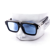 12 Pack: Luxe Chunky Square Aviator Wholesale Sunglasses