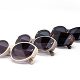 12 Pack: Chunky Semi-Oval Lens-on-Frame Wholesale Sunglasses