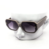 12 Pack: Chunky Hexa-Lens Fashion Wholesale Sunglasses