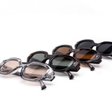 12 Pack: Skinny Chunky Luxe Oval Fashion Wholesale Sunglasses