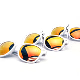 12 Pack: All-White Atlas Wholesale Sunglasses