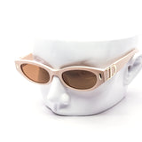 12 Pack: Slim Chunky Oval Metal Accent Wholesale Sunglasses