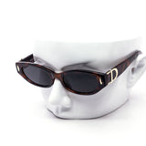 12 Pack: Slim Chunky Oval Metal Accent Wholesale Sunglasses