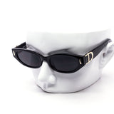 12 Pack: Slim Chunky Oval Metal Accent Wholesale Sunglasses