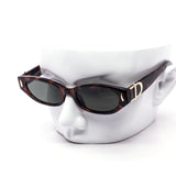 12 Pack: Slim Chunky Oval Metal Accent Wholesale Sunglasses