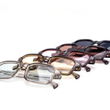 12 Pack: Modern Slim Rectangle Wholesale Sunglasses