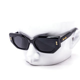 12 Pack: Luxe Hex Cateye Connect Accent Wholesale Sunglasses