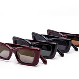 12 Pack: Velvet Edge Square Cateye Wholesale Sunglasses