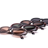 12 Pack: Retro Oval Dot Accent Fashion Wholesale Sunglasses