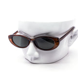 12 Pack: Flared Oval Skinny Shady Wholesale Sunglasses