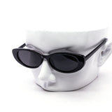 12 Pack: Flared Oval Skinny Shady Wholesale Sunglasses
