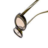 12 Pack: Flared Oval Skinny Shady Wholesale Sunglasses