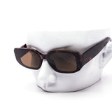 12 Pack: Modern Semi Rimless Rectangle Wholesale Sunglasses