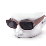 12 Pack: Modern Semi Rimless Rectangle Wholesale Sunglasses