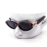 12 Pack: Spike Chain Cat Eye Premium Trend Wholesale Sunglasses