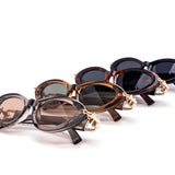 12 Pack: Spike Chain Cat Eye Premium Trend Wholesale Sunglasses
