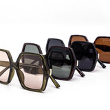 12 Pack: HexaLux Oversized Revival Wholesale Sunglasses