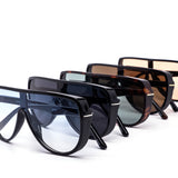 12 Pack: Half Moon Oversized Aviator Assorted Wholesale Sunglasses