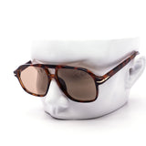 12 Pack: Sahara Sleek Square Aviator Wholesale Sunglasses