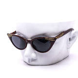 12 Pack: Wild Card Retro Leopard Cat Eye Wholesale Sunglasses