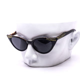 12 Pack: Wild Card Retro Leopard Cat Eye Wholesale Sunglasses
