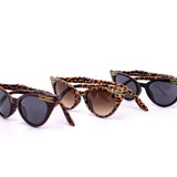 12 Pack: Wild Card Retro Leopard Cat Eye Wholesale Sunglasses