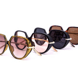 12 Pack: Social Club Oversized Round Wholesale Sunglasses