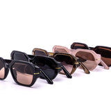 12 Pack: Rooftop Chunky Hexagon Wholesale Sunglasses